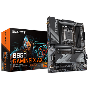 Gigabyte B650 GAMING X AX 1.3 AM5, AMD B650 Chipset, Supports AMD Ryzen 7000 Series Processors, Dual Channel DDR5：4*SMD DIMMs with AMD EXPO & Intel® XMP Memory Module Support