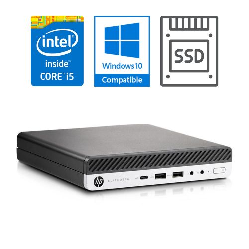 HP EliteDesk 800 G3 DM i5-6500, 8GB, 240GB SSD - rabljeni uređaj slika 1