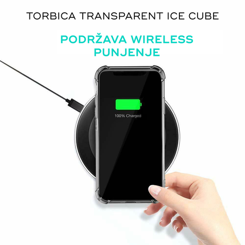 Torbica Transparent Ice Cube za iPhone 16 Pro 6.3 slika 3