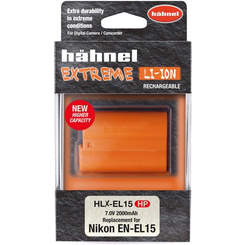 Hähnel HLX-EL15HP Extreme zamjenska baterija 2000mAh - Replaces Nikon EN-EL15 slika 2