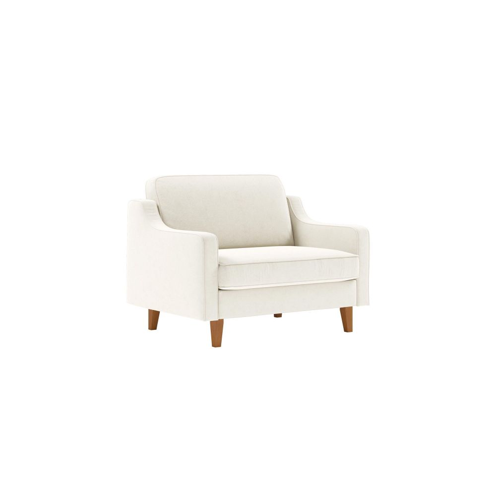 Fotelja Robin Loveseat - boje: mliječni pjenasti orah slika 1