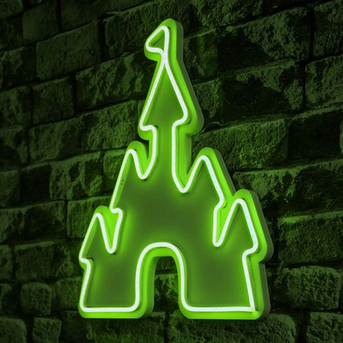 Wallity Ukrasna plastična LED rasvjeta, Castle - Green slika 8