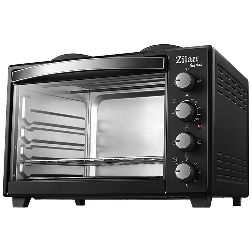 Zilan Mini pećnica, 2 grijače ploče, 45 l, 3200 W, crna - ZLN2935 slika 3