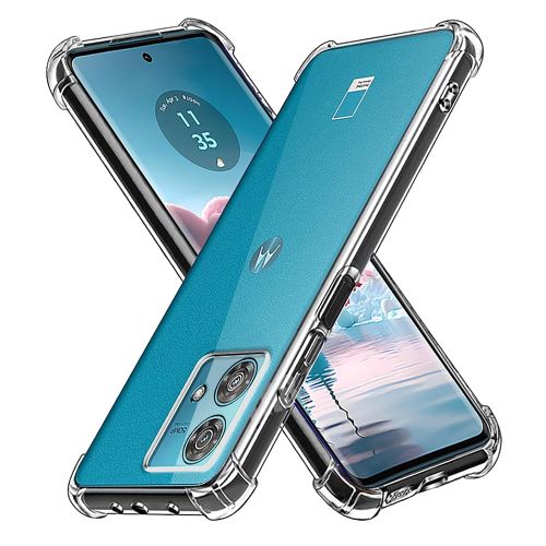 Techsuit Shockproof Clear Silicone prozirna maskica otporna na udarce za Motorola Edge 40 Neo slika 1