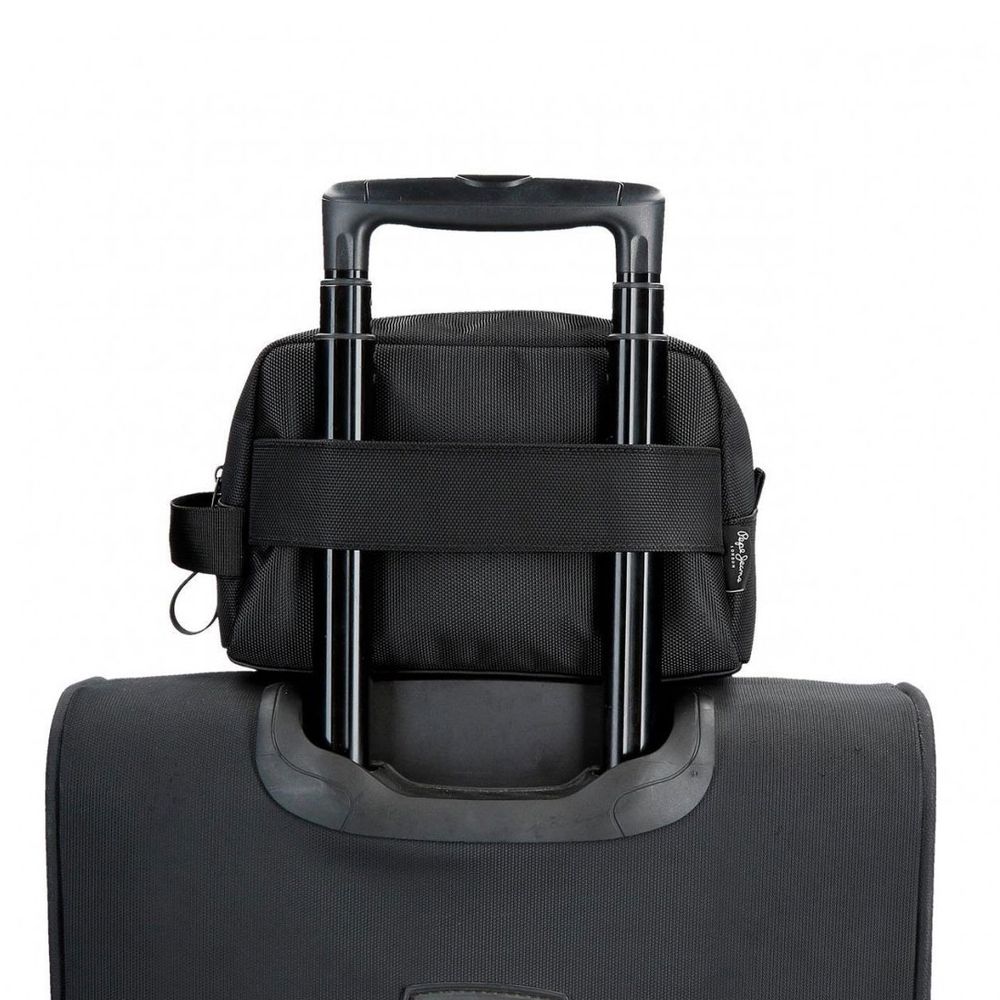Pepe Jeans neseser 25 cm Blackmore 7054542, crni slika 5