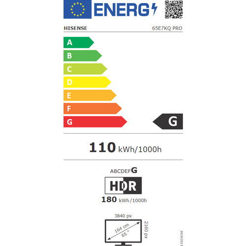 Hisense televizor 65E7KQ PRO slika 2