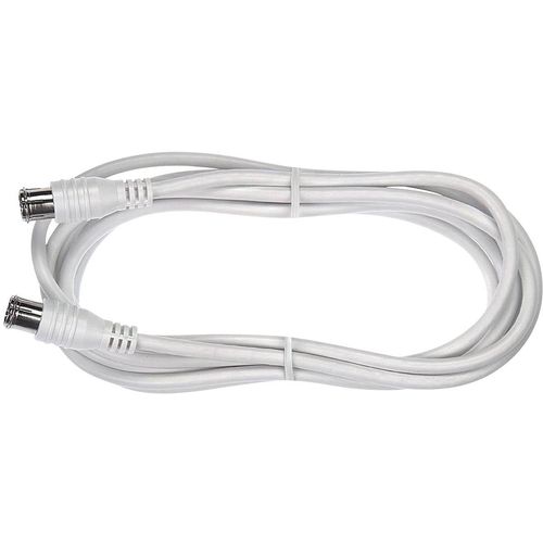 Axing SAT priključni kabel [1x F-brzi muški konektor - 1x F-brzi muški konektor] 2.50 m 85 dB  bijela slika 2