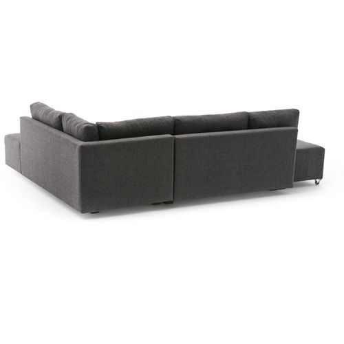 Atelier Del Sofa Kutna garnitura na razvlačenje, Antracit, Manama Corner Sofa Bed Right - Anthracite slika 2