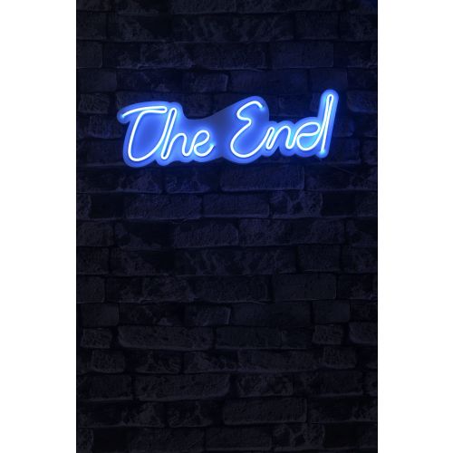 Wallity Ukrasna plastična LED rasvjeta, The End - Blue slika 9