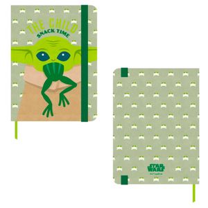 Stars Wars The Mandalorian Yoda Child A5 faux-leather notebook