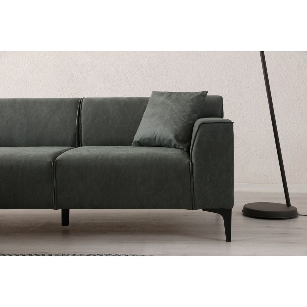 Ugaona sofa New Petra L - zelena boja slika 3