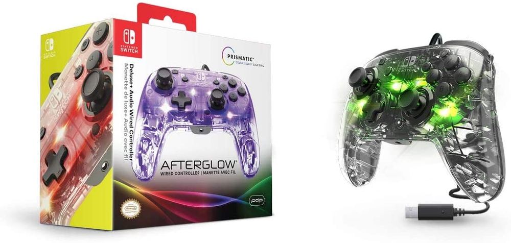 Pdp afterglow deluxe+ audio wired controller for nintendo deals switch