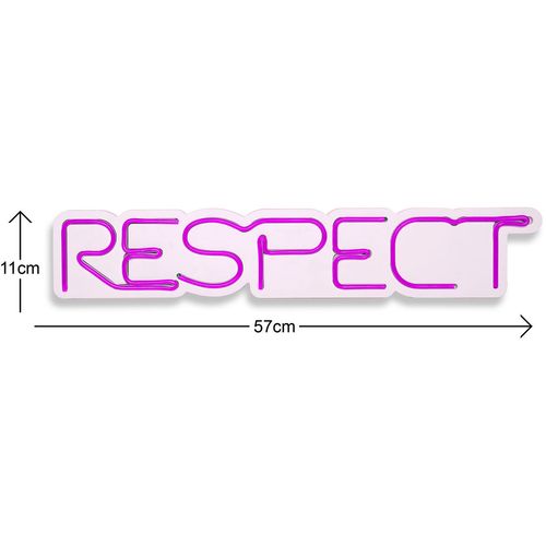 Wallity Ukrasna plastična LED rasvjeta, Respect - Pink slika 5