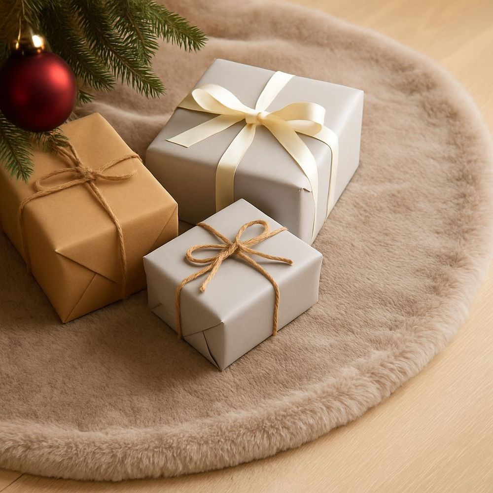 Christmas tree rug Yilbasi - Beige 6, colour: beige slika 4