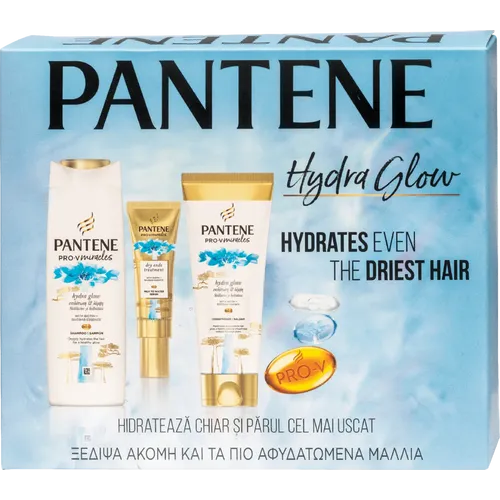 Pantene poklon set Hydra (šampon 300ml + regenerator 200ml + serum 70ml) slika 1