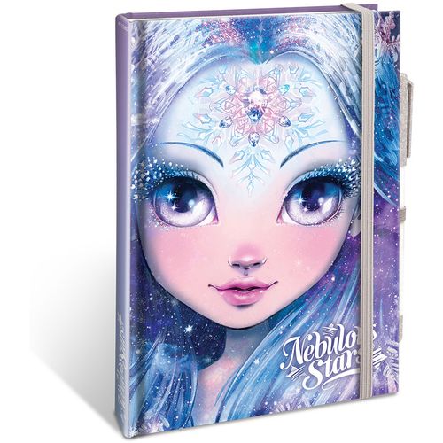 Notebook A5 bijeli listovi Nebulous Stars - više motiva - sort  slika 1