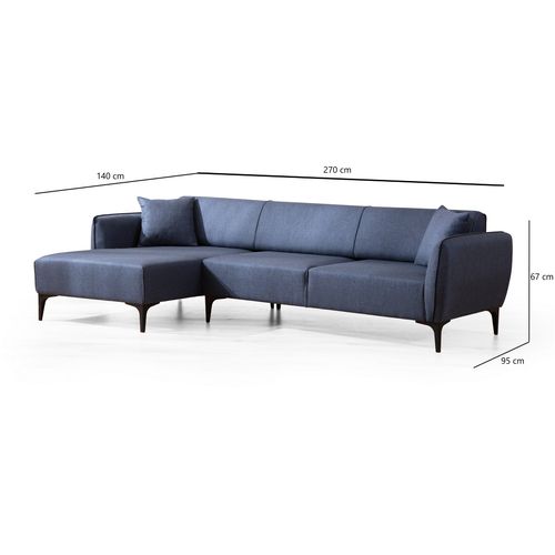 Ugaona Sofa Belissimo Left - Plava slika 8