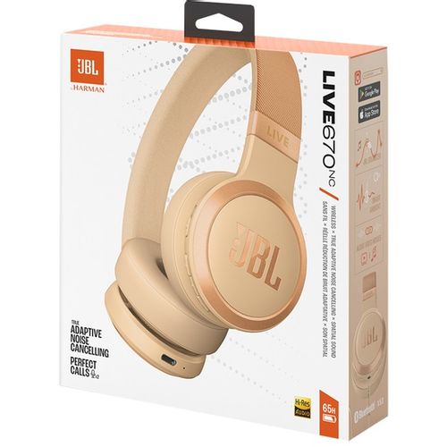 JBL slušalice on-ear BT Live 670 sandstone slika 2