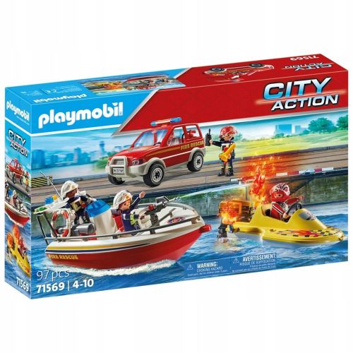 Playmobil City action Vatrogasna spasilačka operacija slika 1