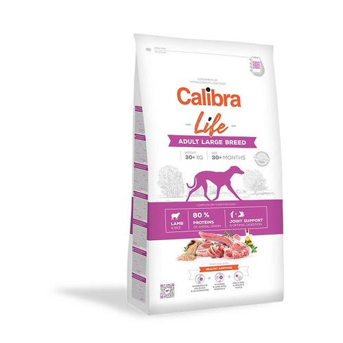 Calibra Dog Life Adult Large Breed Jagnjetina, hrana za pse 12kg slika 1