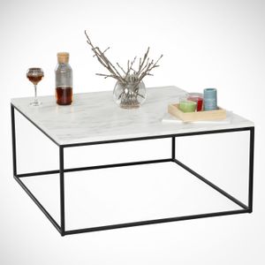 Poly - Marmo White
Black Coffee Table