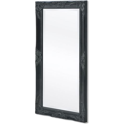 Zidno ogledalo Barokni stil 100x50 cm Crno slika 56