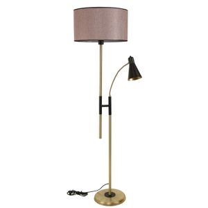 Forza Eskitme Lambader Silindir Hasır Gül Kurusu Abajurlu Dusty Rose
Copper Floor Lamp