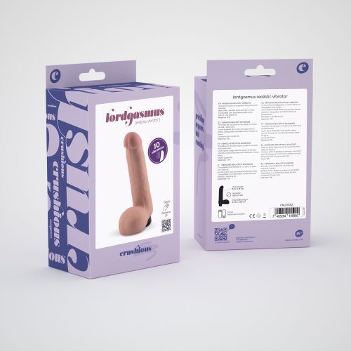 CRUSHIOUS LORDGASMUS REALISTIC VIBRATOR slika 7