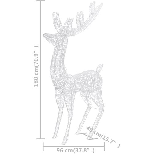 XXL akrilni božićni sob 250 LED žarulja 180 cm plavi slika 16