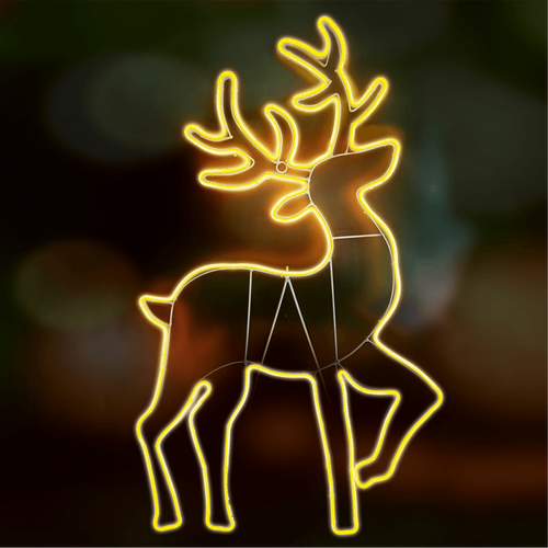 home Dekorativna rasvjeta, LED neonska figura, jelen - NEON 4 slika 1