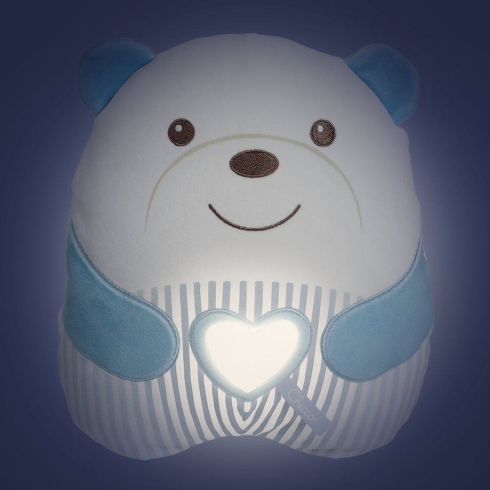 Chicco Muzička igračka sa noćnim svjetlom Teddy Bear, Plava slika 3