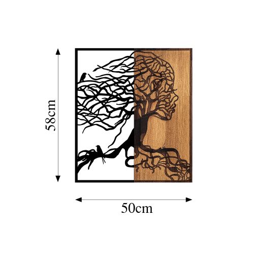 Wallity Drvena zidna dekoracija, Tree Woman - 290 slika 7