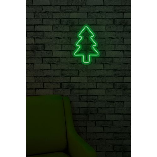 Wallity Ukrasna plastična LED rasvjeta, Christmas Pine - Green slika 2