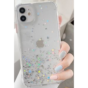 MCTK6-SAMSUNG S20 Fe * Furtrola 3D Sparkling star silicone Transparent (89)