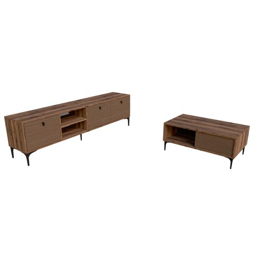 Set 1360-2090 Walnut Living Room Furniture Set slika 5