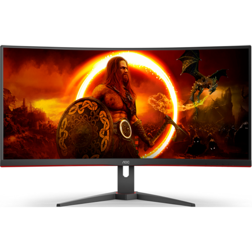 AOC CU34G2XE/BK Monitor 34"/VA,zakrivljen,21:9/3440x1440/144Hz/1ms MPRT/HDMI,DP/freesync/crna slika 1