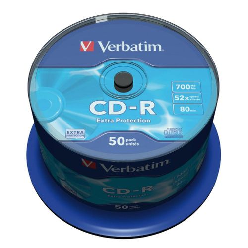 CD-R Verbatim #43351 700MB 52x sp50 slika 1