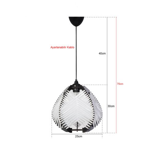 YL227 White Chandelier slika 3