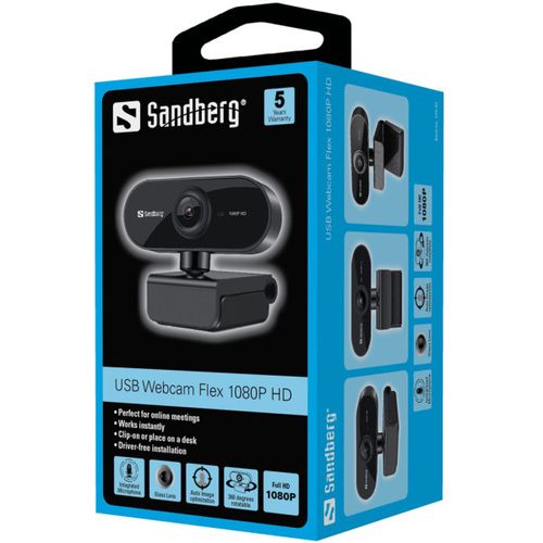WEB kamera Sandberg USB Webcam Flex 1080p HD 133-97 slika 2