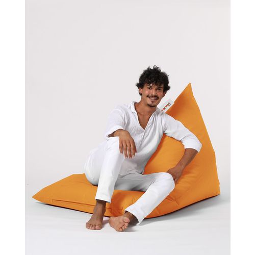 Atelier Del Sofa Vreća za sjedenje, Pyramid Big Bed Pouf - Orange slika 11