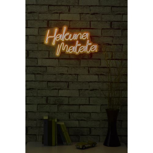 Hakuna Matata - Yellow Yellow Decorative Plastic Led Lighting slika 3