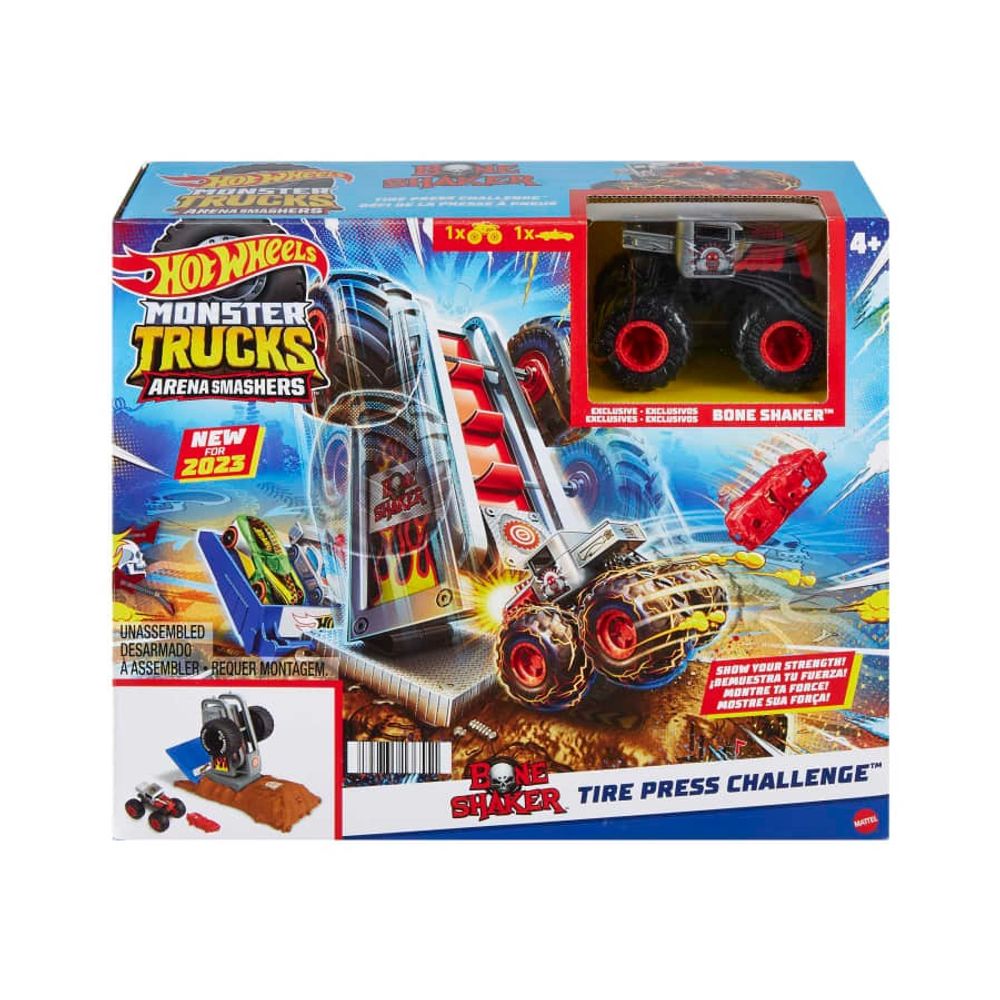 Hot Wheels Monster Trucks Arena Smashers Set za igru sa vozilom 1:64, Sorto slika 10