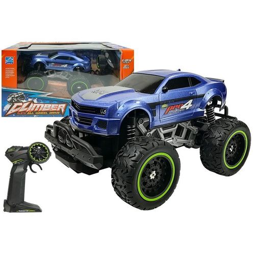 Auto na daljinsko upravljanje  Off-road R/C High Wheels - plavi slika 1