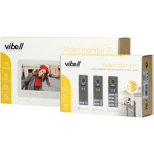 Vibell video interfon, 7" LCD, Noveo, set - OR-VID-EX-1057/B slika 2