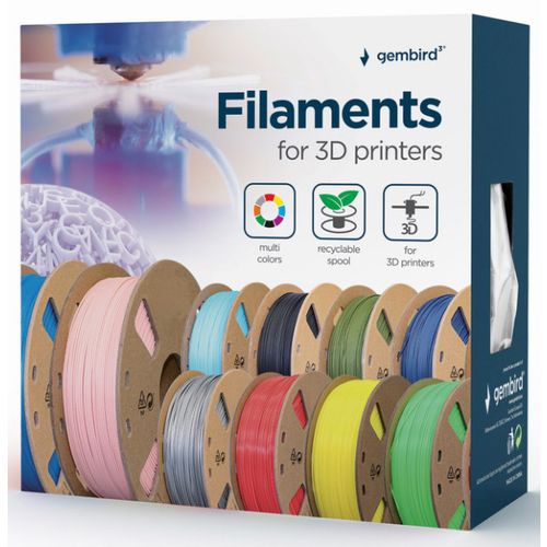 3DP-PLA+1.75-02-Y PLA-PLUS Filament za 3D stampac 1,75mm kotur 1KG Yellow slika 6