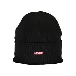 LEVI'S BLACK MEN'S BEANIE