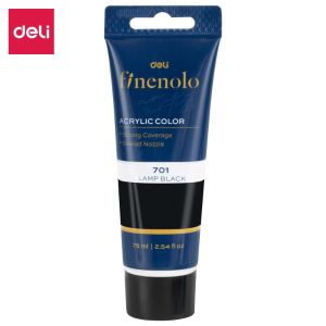 AKRILNA BOJA DELI U TUBI CRNA 75ml EC75-BK