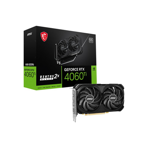 MSI Grafička Kartica NVidia RTX 4060 Ti VENTUS 2X BLACK 8G OC slika 1