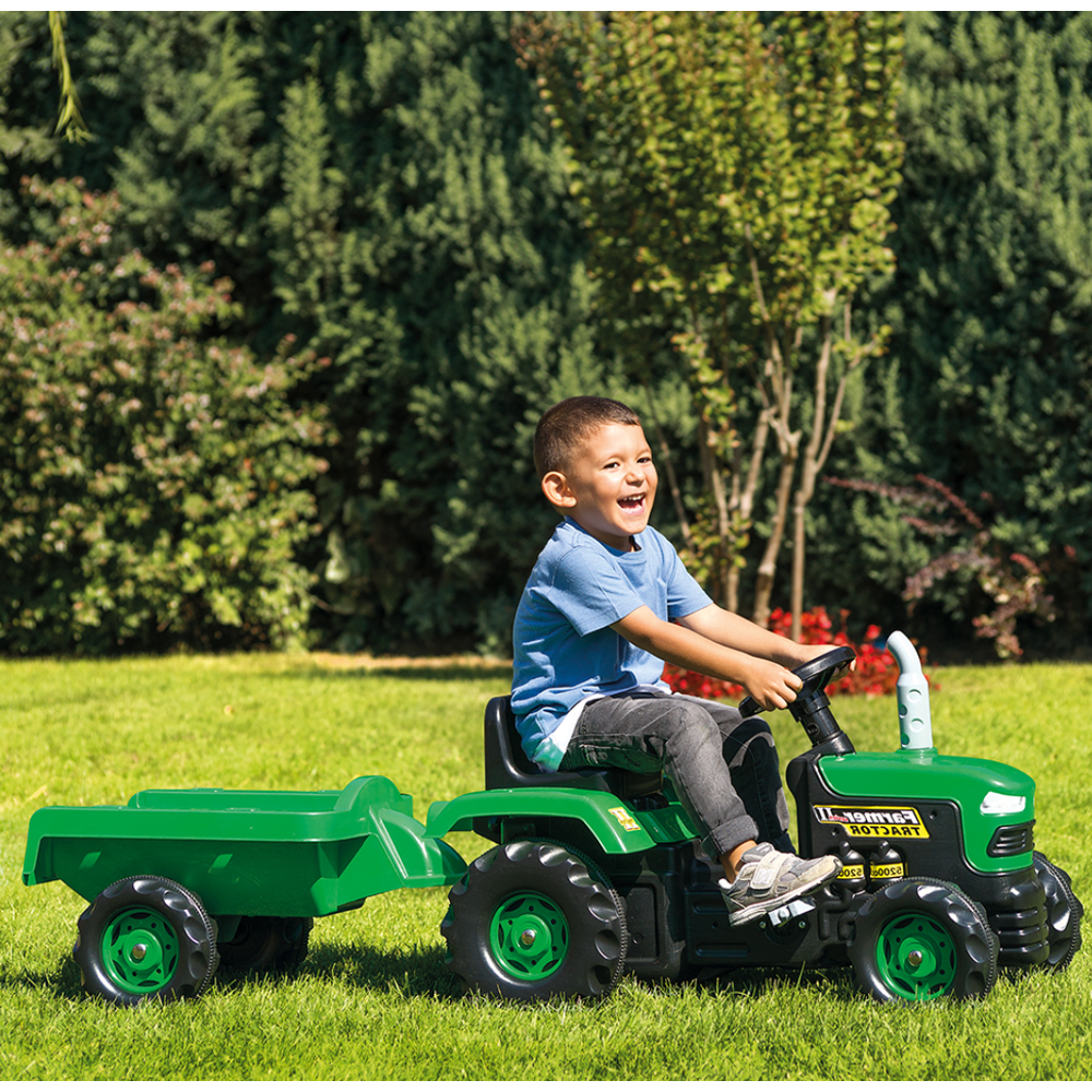 Dolu Traktor na pedale sa prikolicom 8053 slika 5