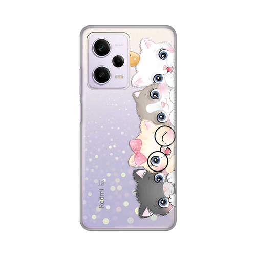 Torbica Silikonska Print Skin za Xiaomi Redmi Note 12 Pro 5G (EU) Cats slika 1